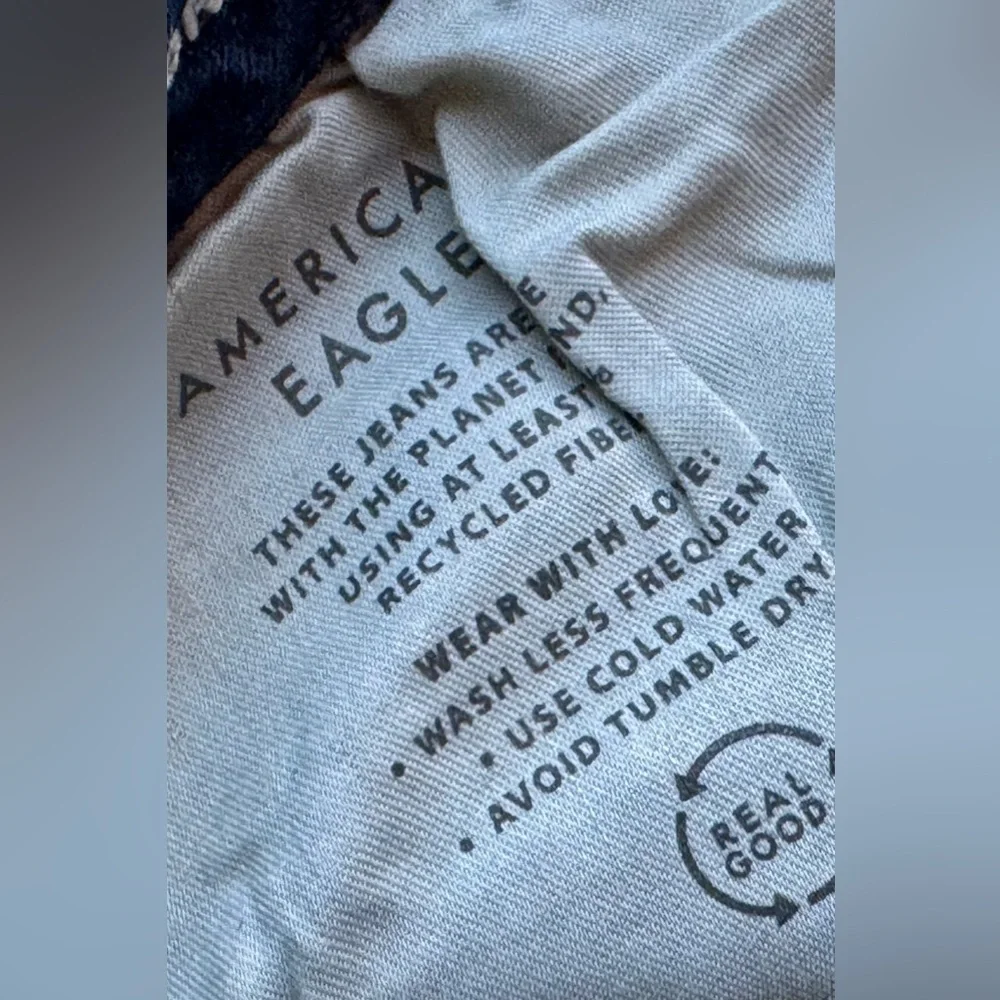American Eagle EasyFlex Original Straight Jeans Dark Vintage Wash 34x30‎